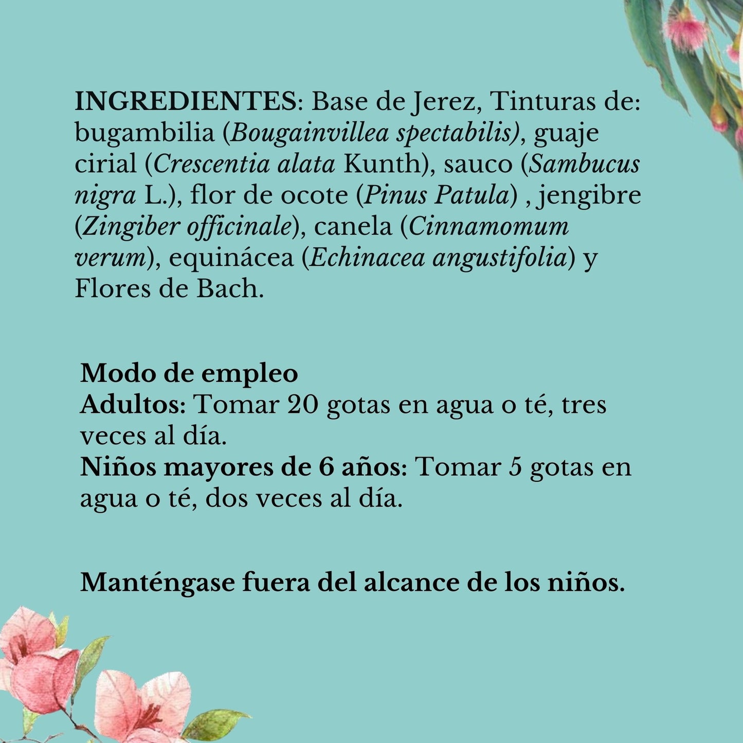 TINTURA FUSIÓN BUGAMBILIA