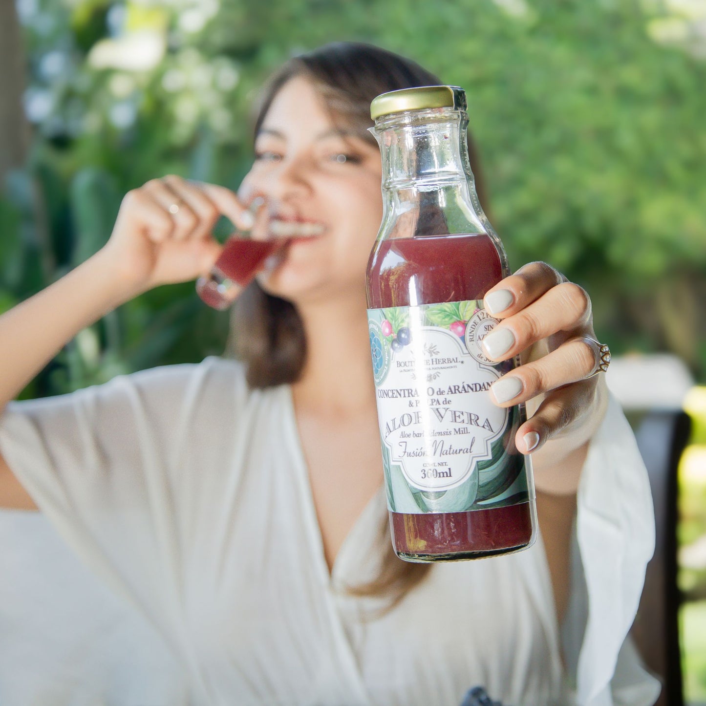FUSIÓN: PULPA DE ALOE Y CONCENTRADO DE ARÁNDANO
