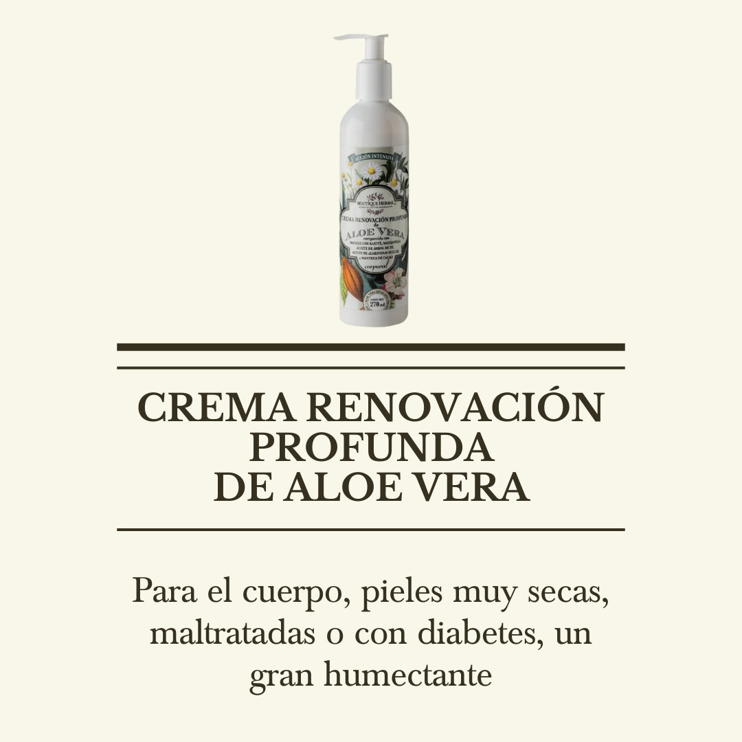 h. CREMA DE RENOVACIÓN PROFUNDA DE ALOE VERA