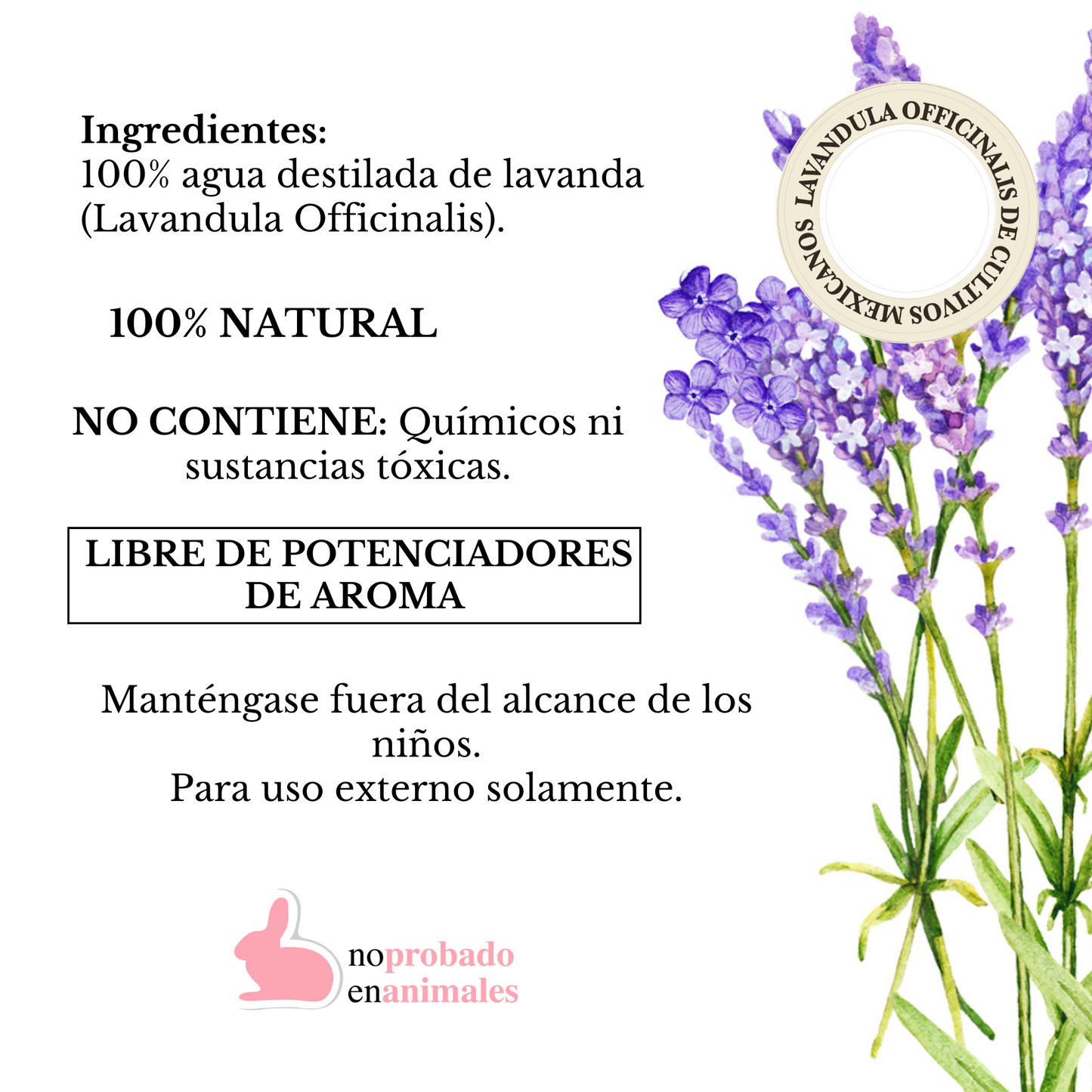 MINI HIDROLATO DE LAVANDA (100ml)