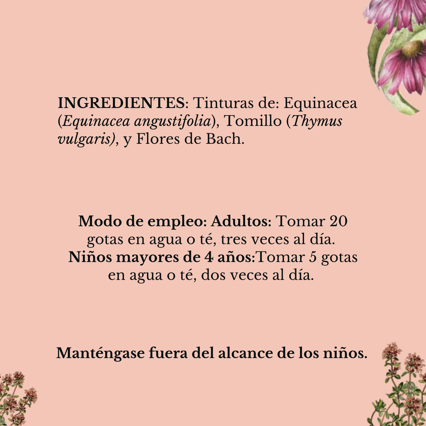 TINTURA FUSIÓN EQUINÁCEA