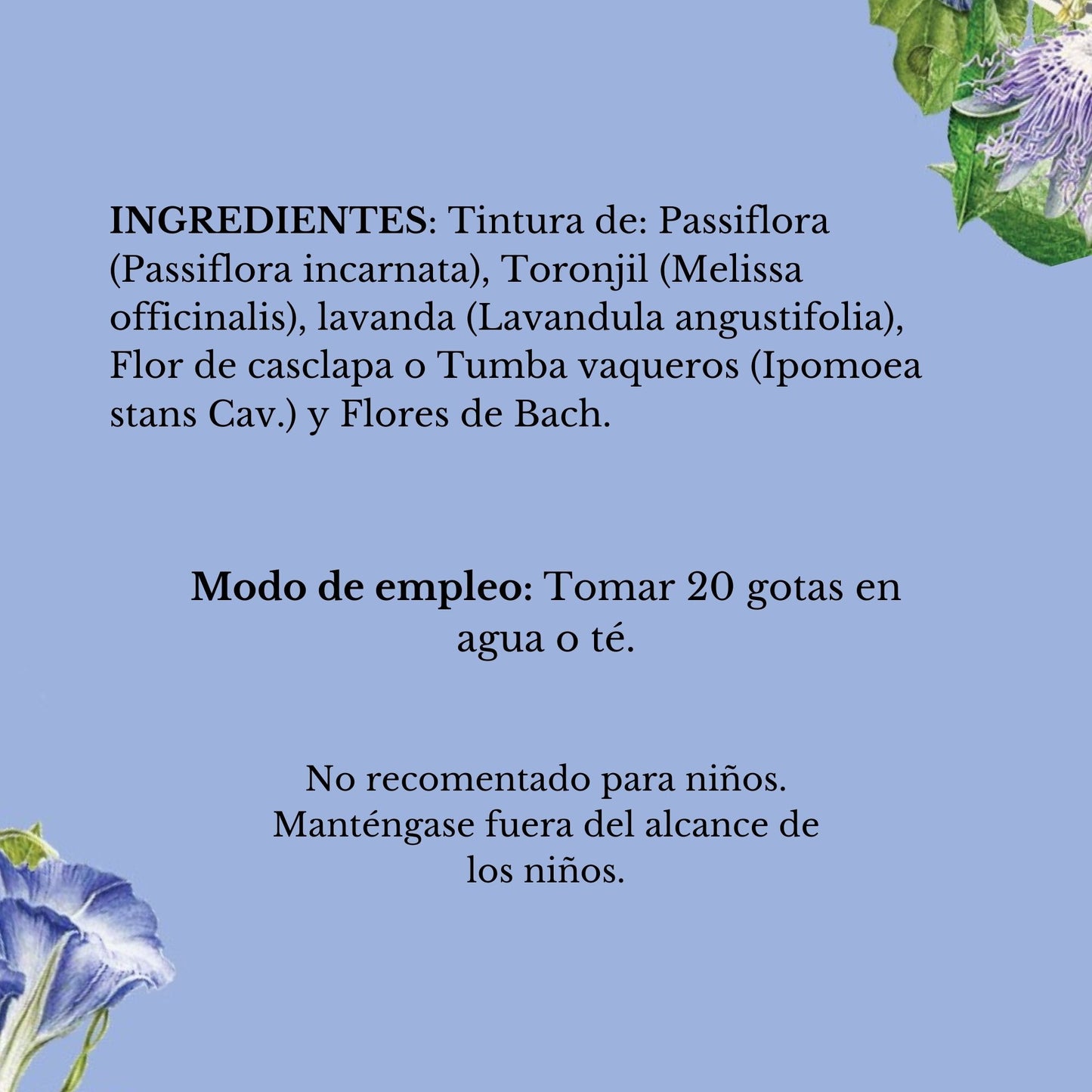 TINTURA FUSIÓN PASIFLORA