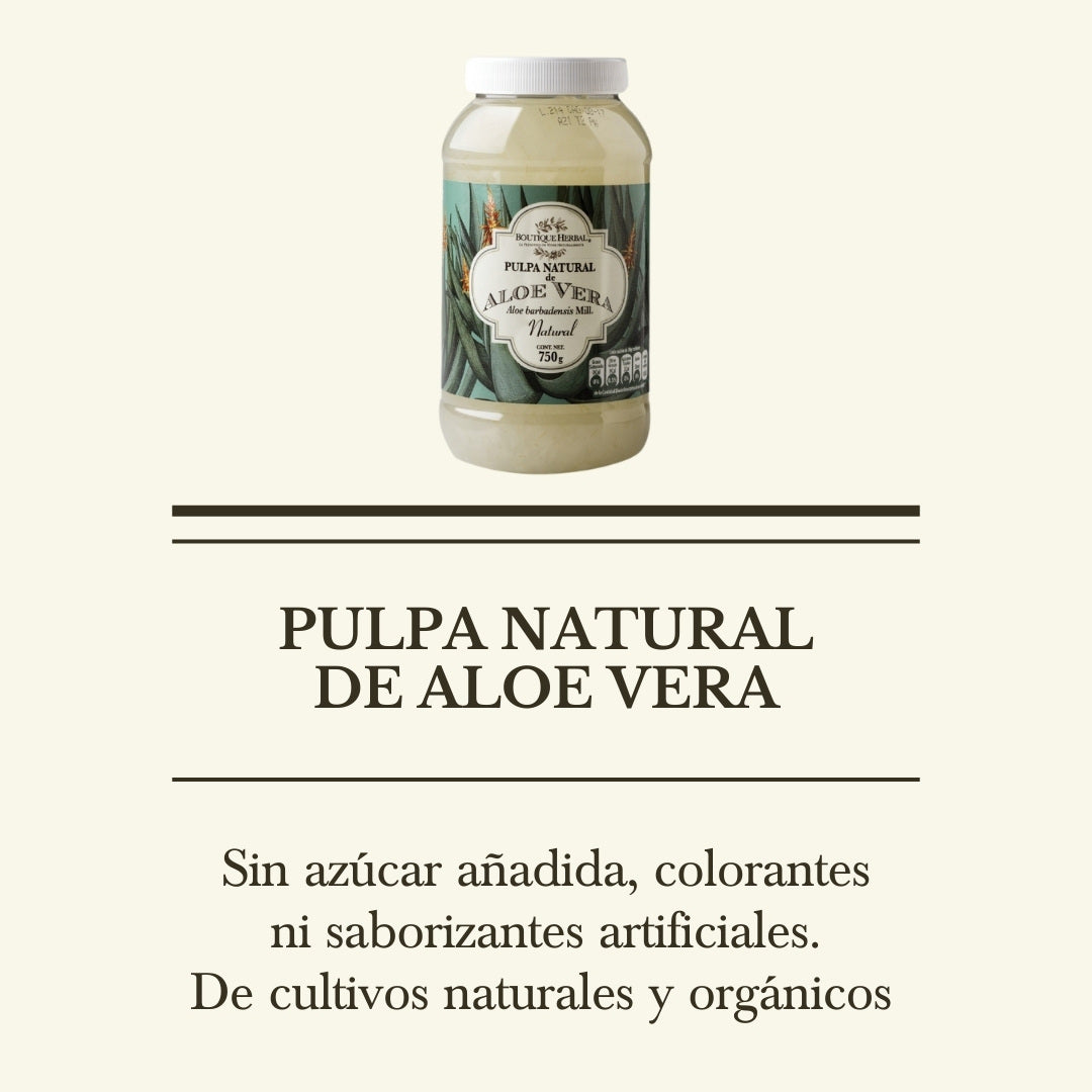 a. KIT DOS PULPAS PULPAS DE ALOE VERA ORGÁNICO