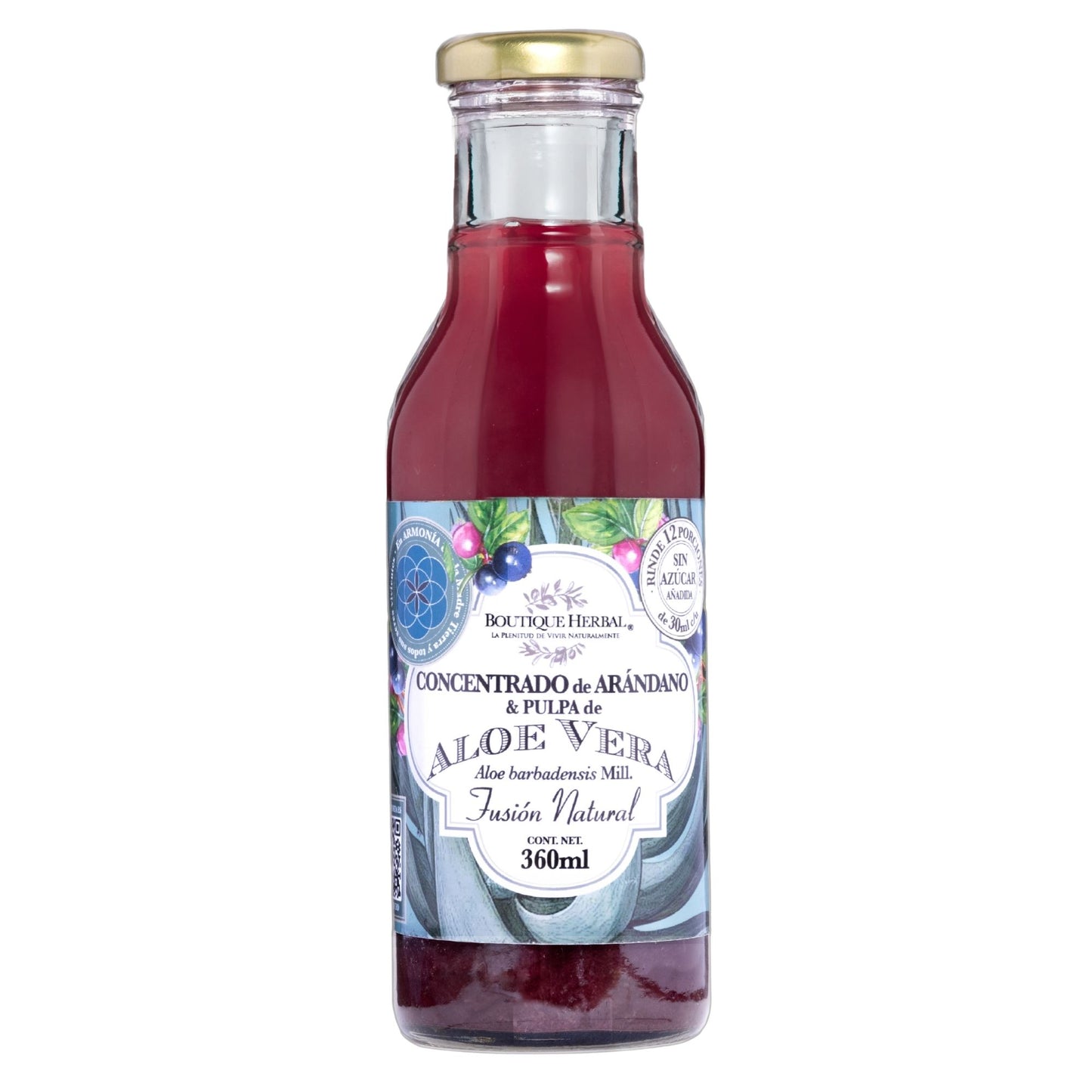 FUSIÓN: PULPA DE ALOE Y CONCENTRADO DE ARÁNDANO