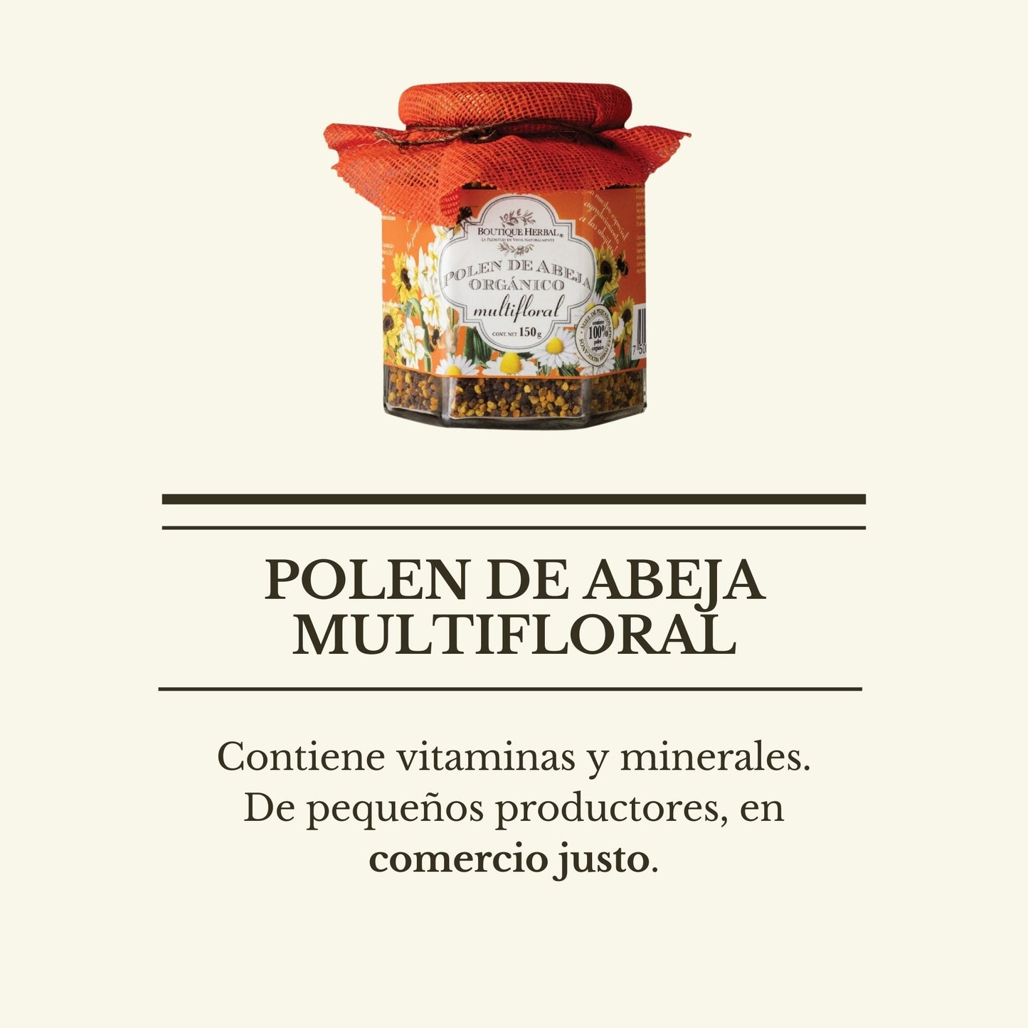 POLEN ORGÁNICO MULTIFLORA