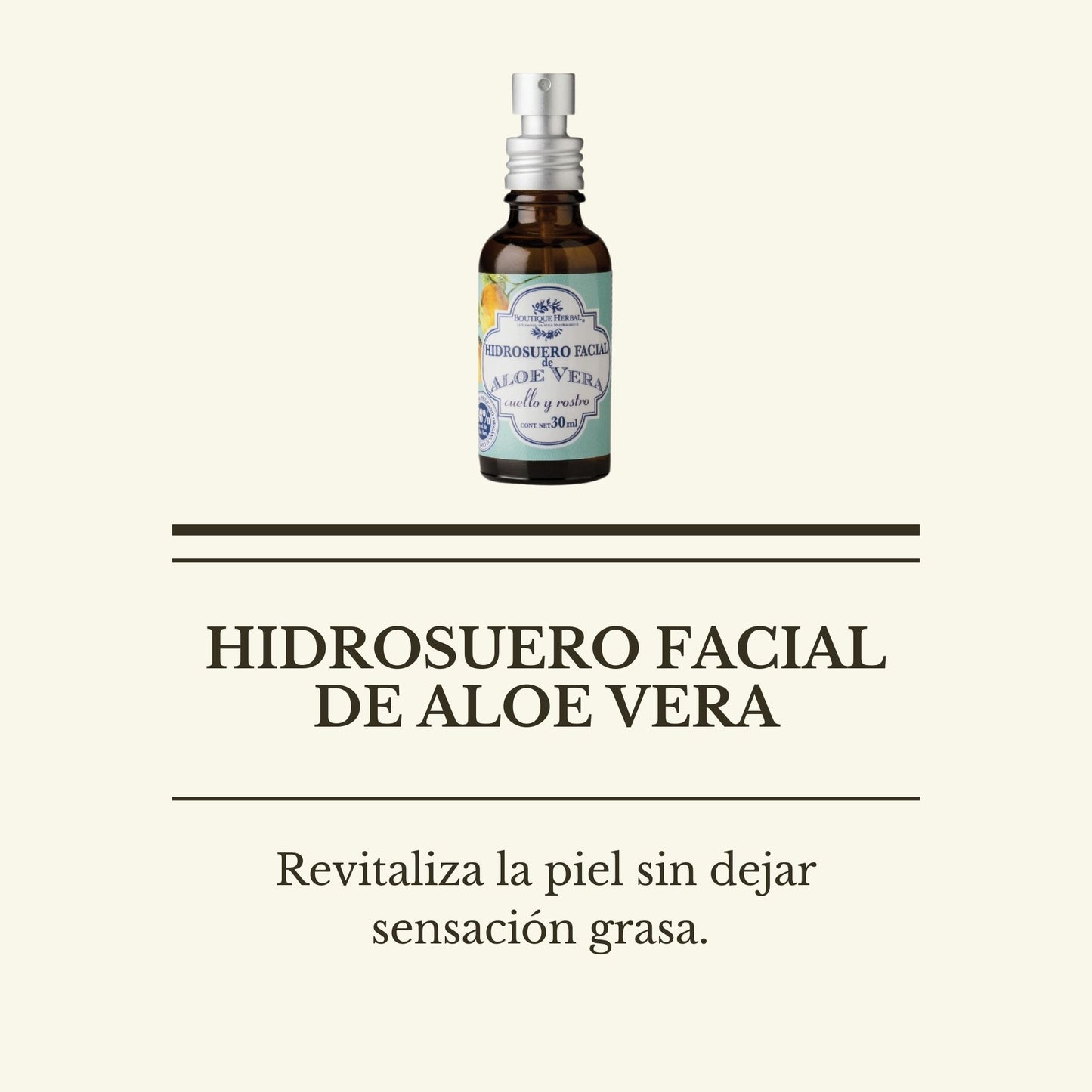 HIDROSUERO DE ALOE VERA ROSTRO Y CUELLO