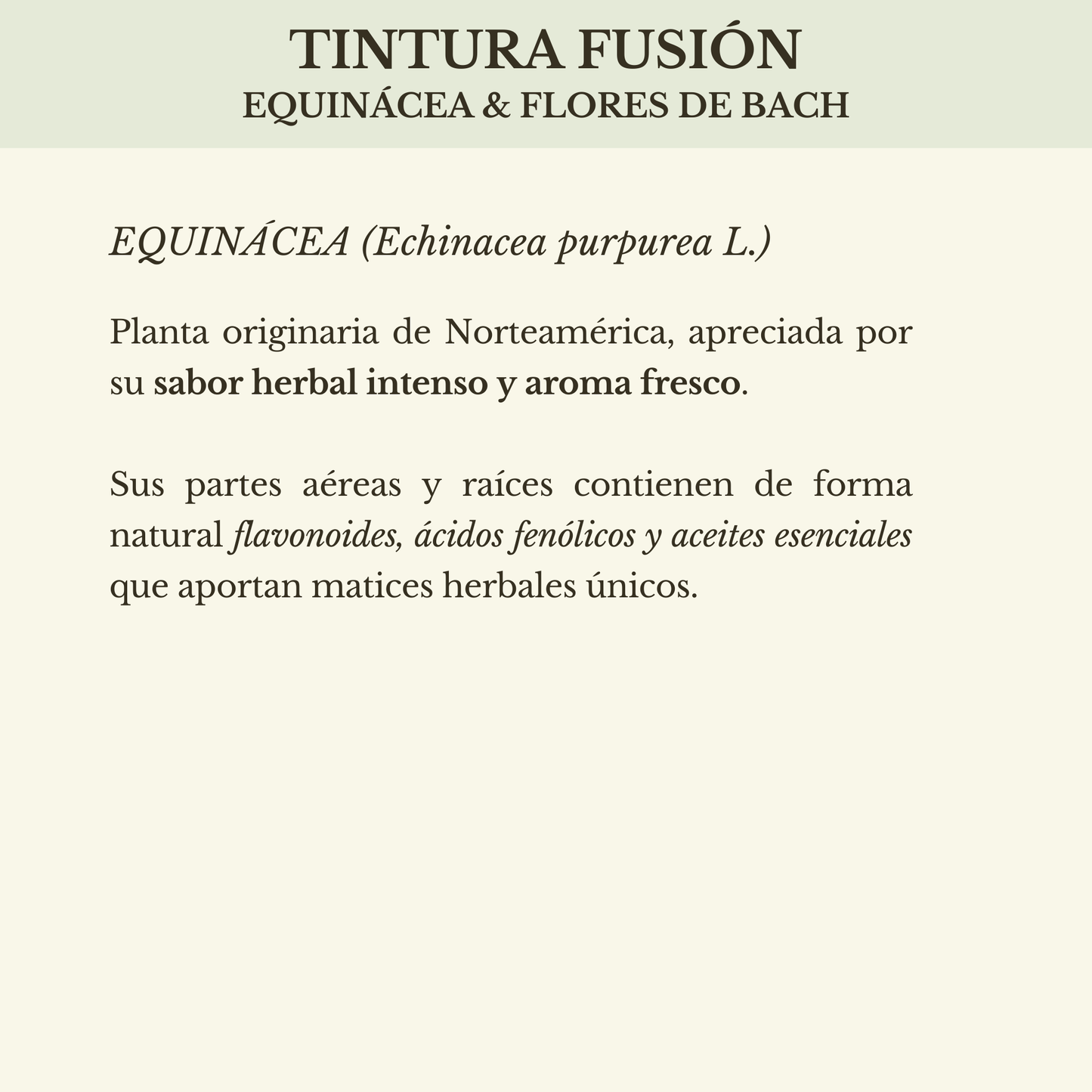 TINTURA FUSIÓN EQUINÁCEA
