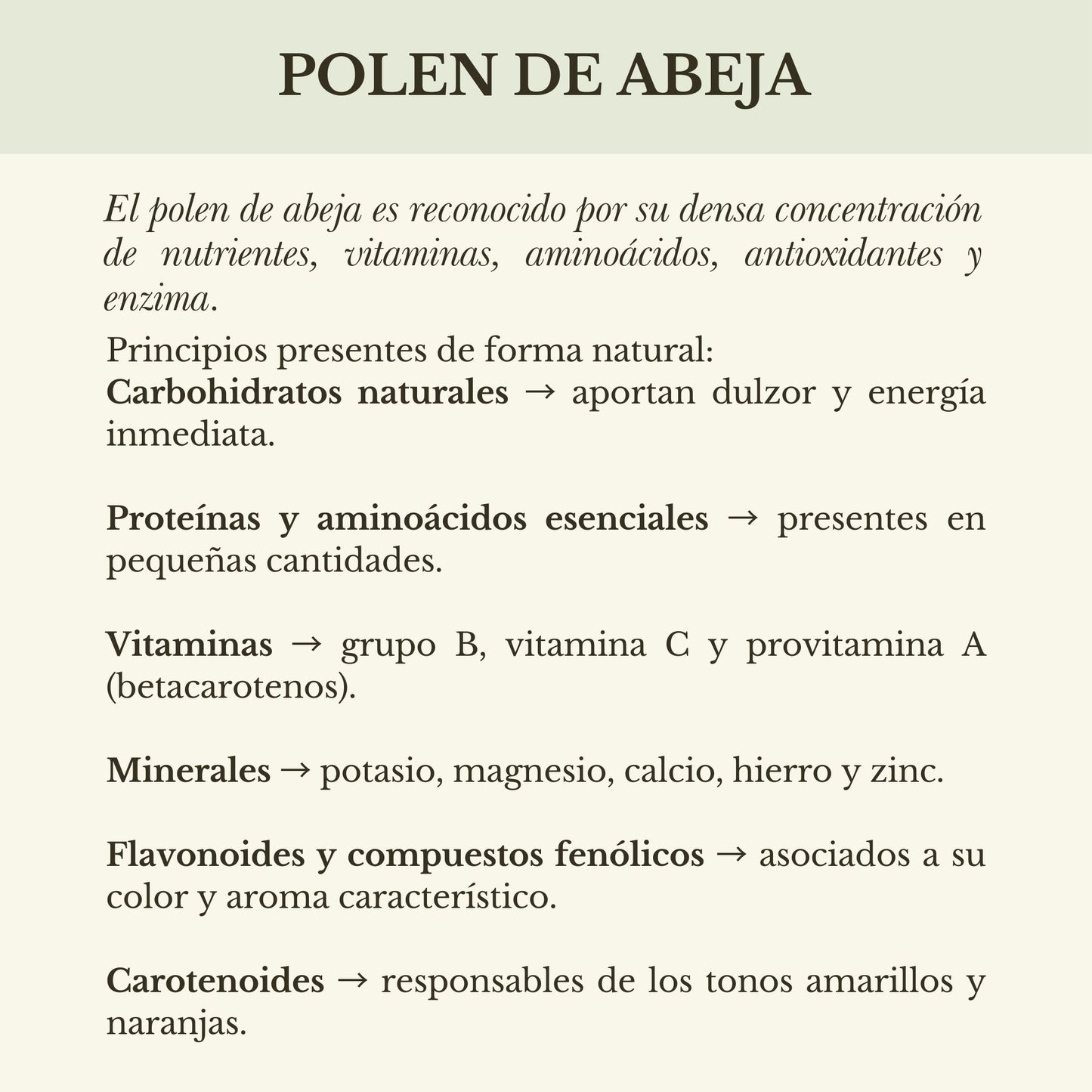 POLEN ORGÁNICO MULTIFLORA