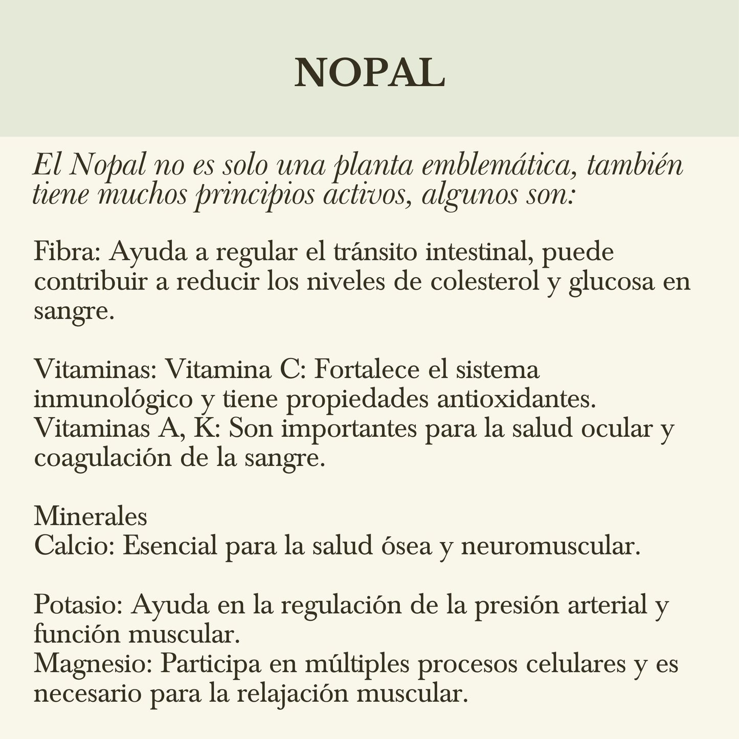 FUSIÓN: PULPA DE ALOE Y CONCENTRADO DE NOPAL
