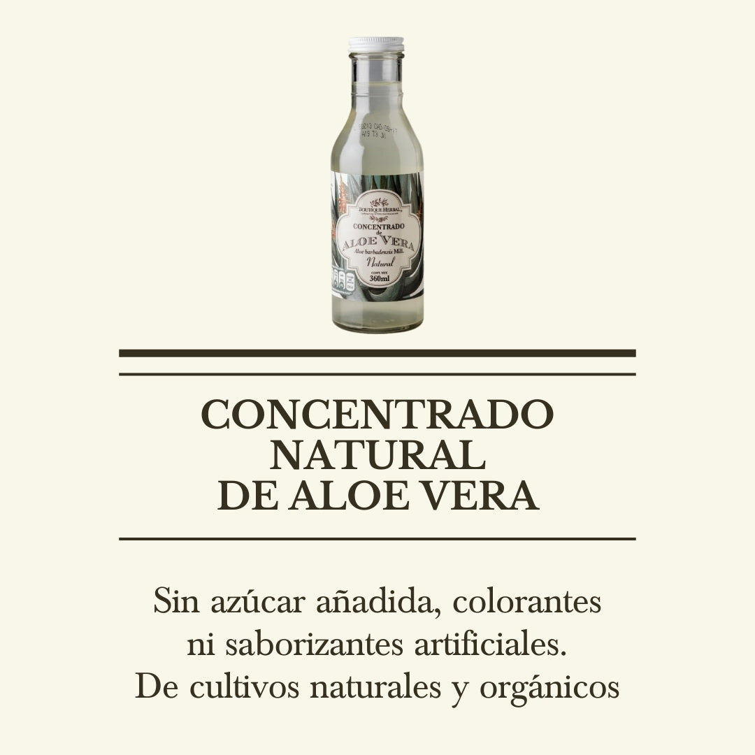 a. KIT 4 CONCENTRADOS DE ALOE VERA ORGÁNICO