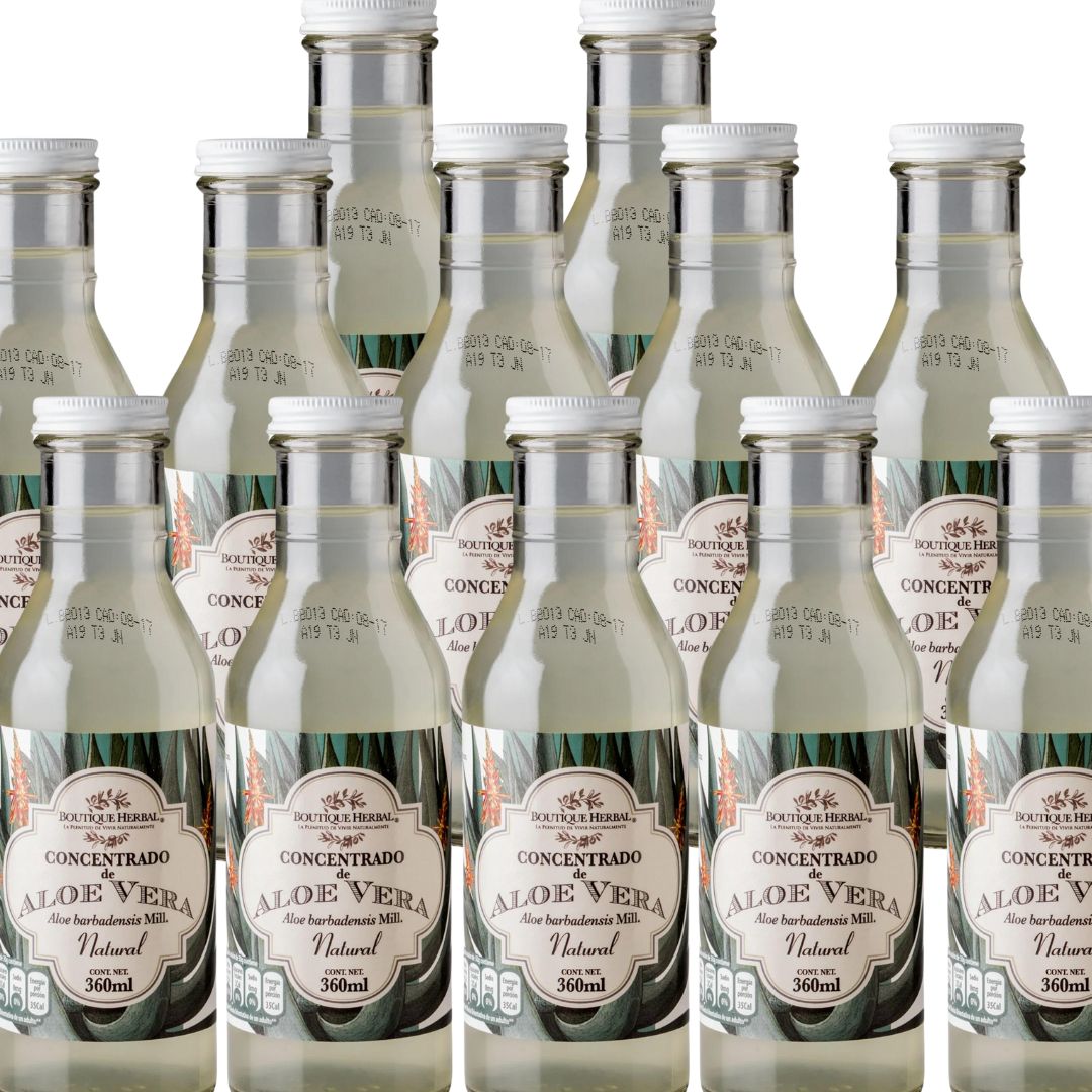 KIT 12 CONCENTRADOS DE ALOE VERA NATURAL