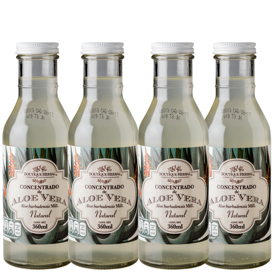 KIT 4 CONCENTRADOS DE ALOE VERA NATURAL