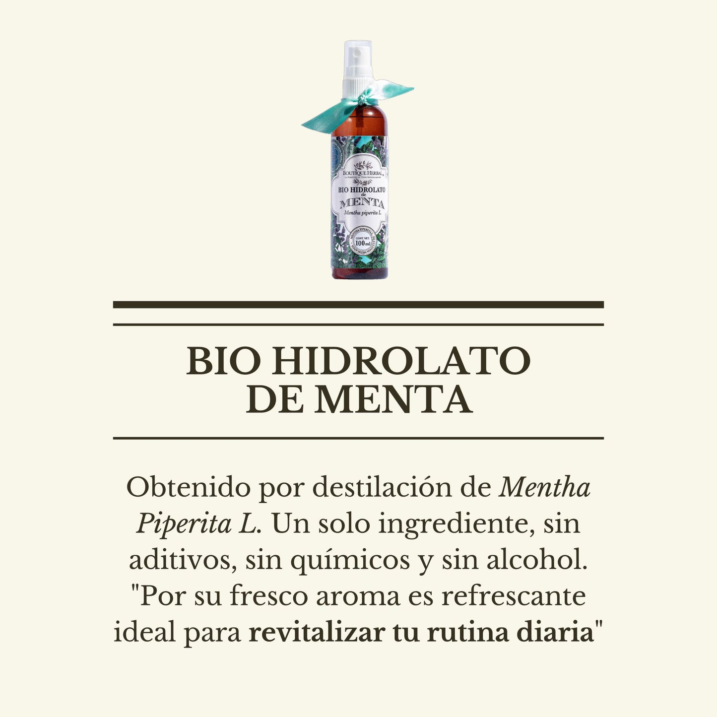 MINI HIDROLATO DE MENTA (100ml)