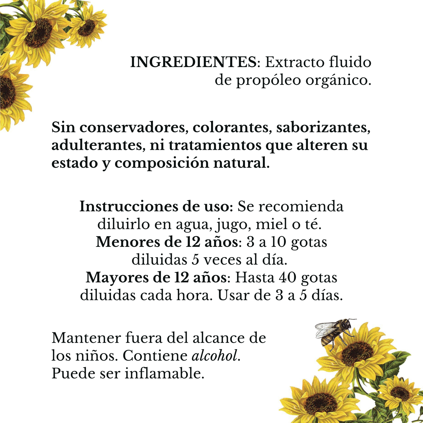 TINTURA DE PROPÓLEOS