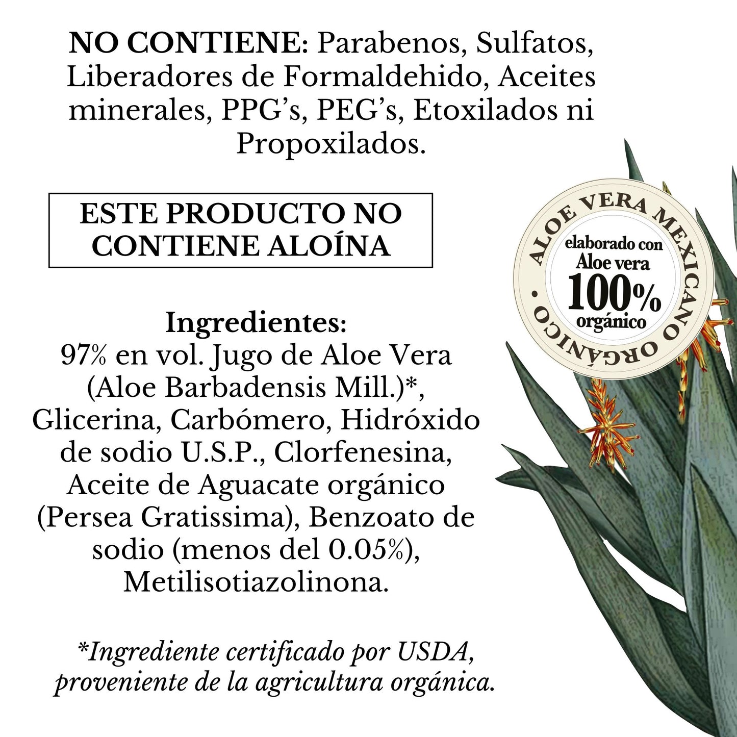 GEL DERMATOLÓGICO DE ALOE VERA