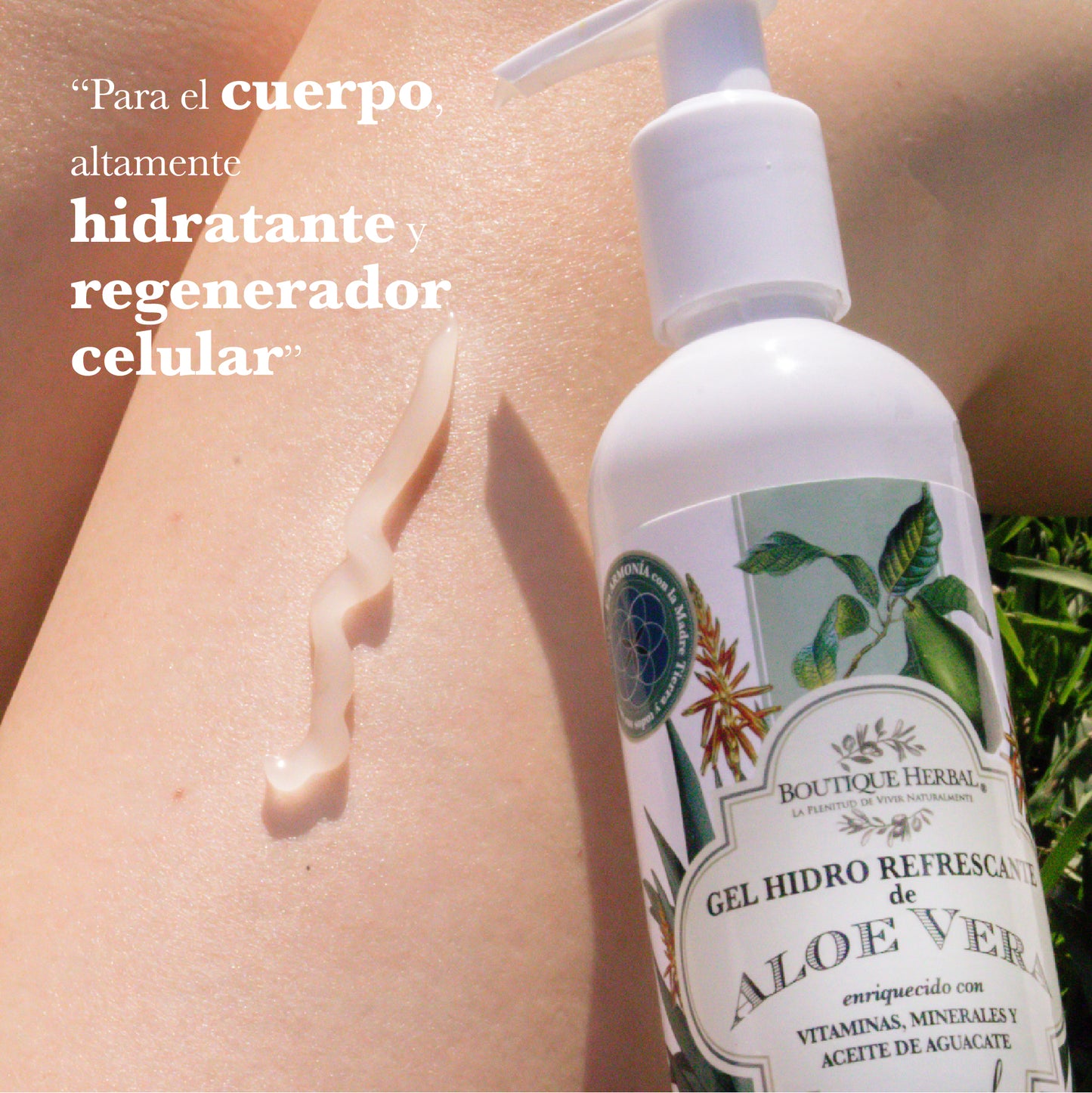 GEL HIDRO-REFRESCANTE DE ALOE VERA CORPORAL