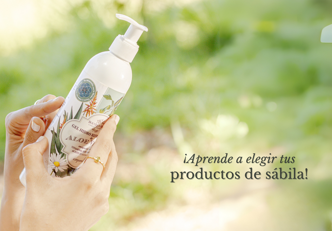 ¿CÓMO ELEGIR CORRECTAMENTE UN PRODUCTO DE SÁBILA?