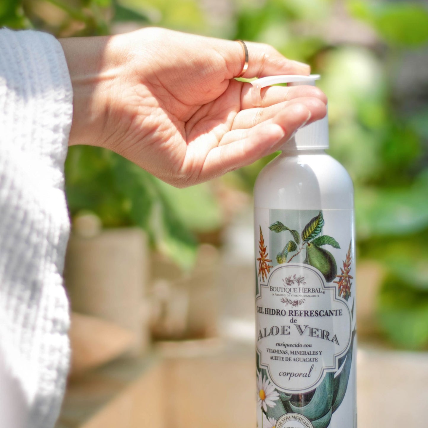 GEL DE ALOE VERA ORGÁNICO HIDRATANTE (CORPORAL)