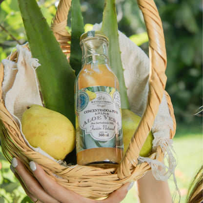 FUSIÓN: PULPA DE ALOE Y CONCENTRADO DE PERA