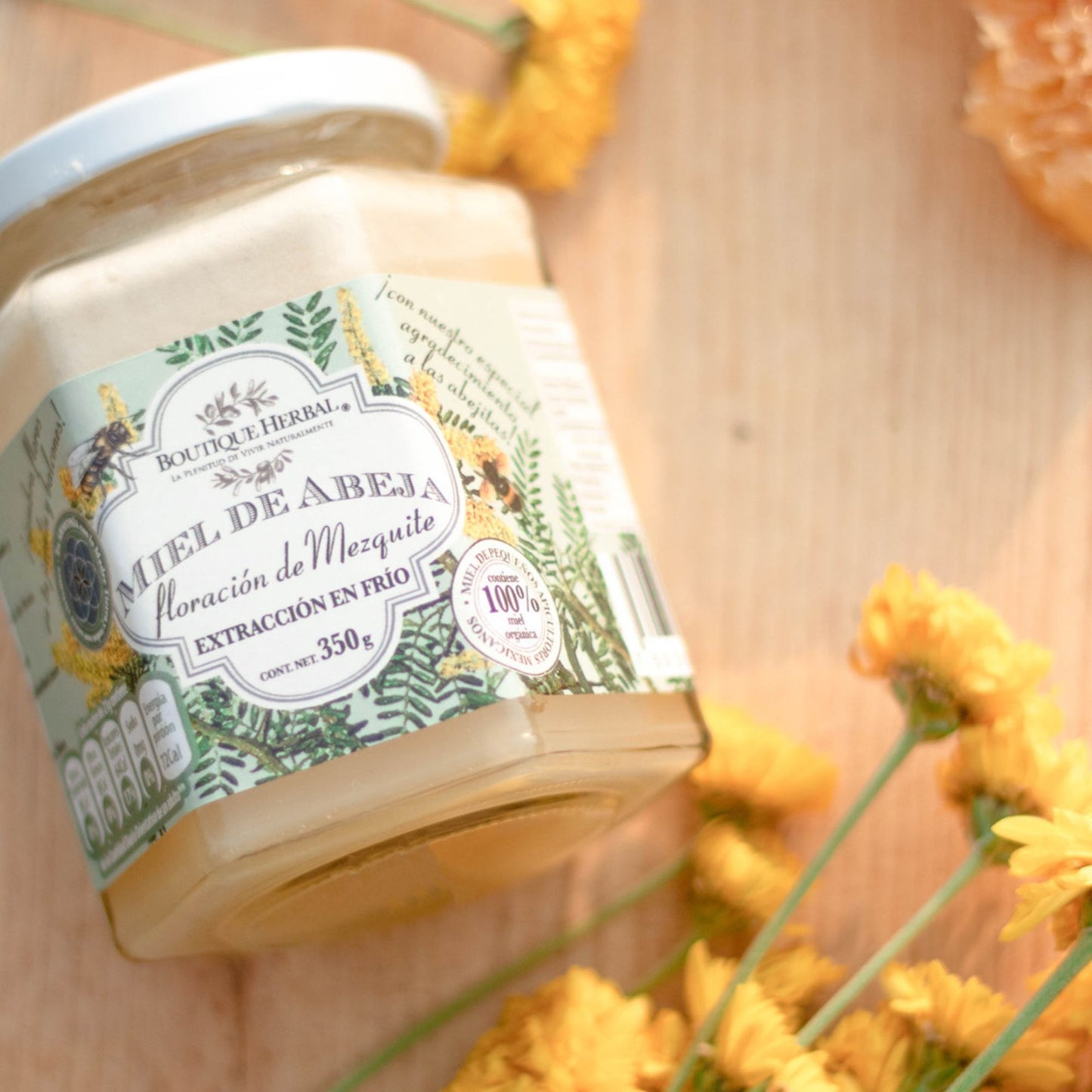 MIEL DE MEZQUITE ORGÁNICA