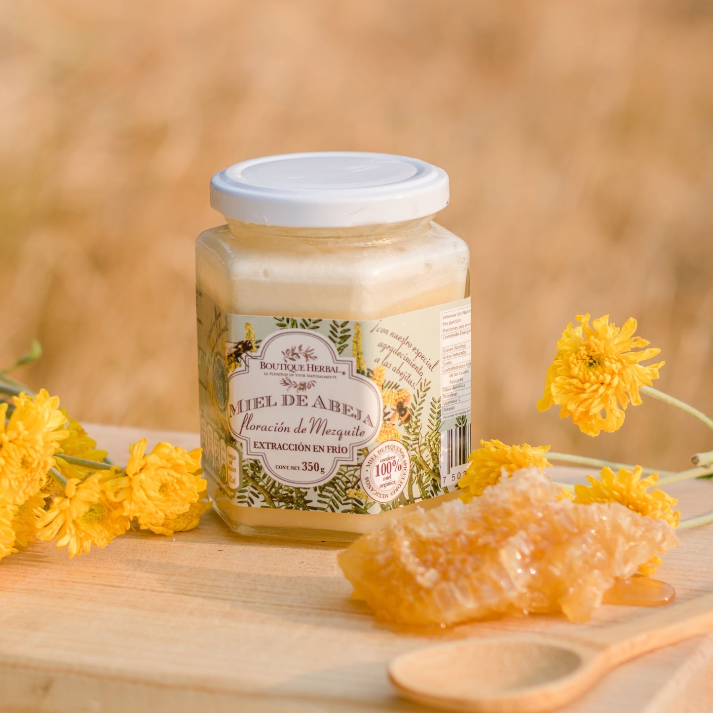 MIEL DE MEZQUITE ORGÁNICA