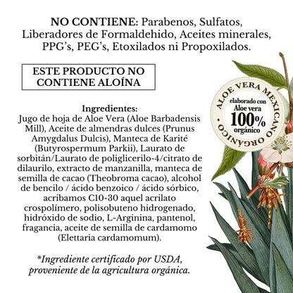CREMA "PROTECCIÓN DIARIA" DE ALOE VERA