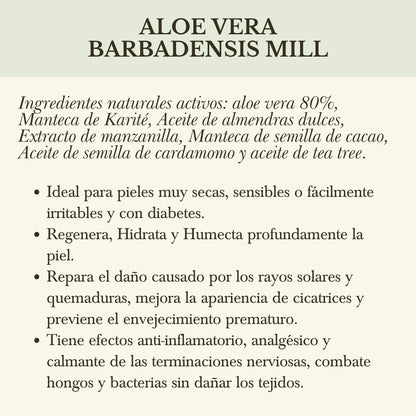 CREMA DE ALOE VERA ORGÁNICA