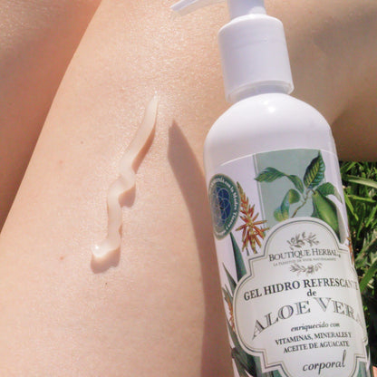 KIT BUEN FIN: Pulpa de aloe vera + Gel corporal + Hidrosuero facial