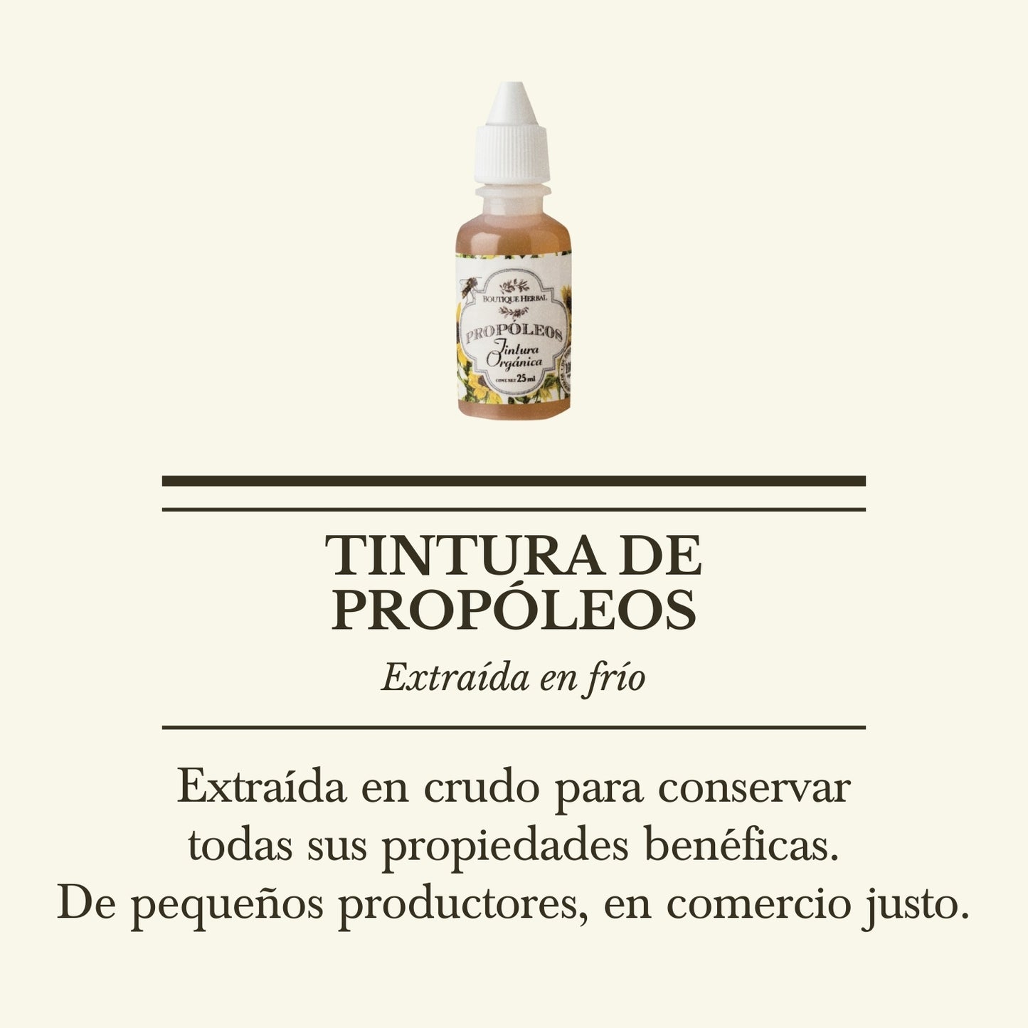 PROPÓLEOS ORGÁNICOS TINTURA