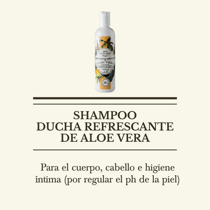 SHAMPOO DE ALOE VERA ORGÁNICO (CUERPO Y CABELLO)