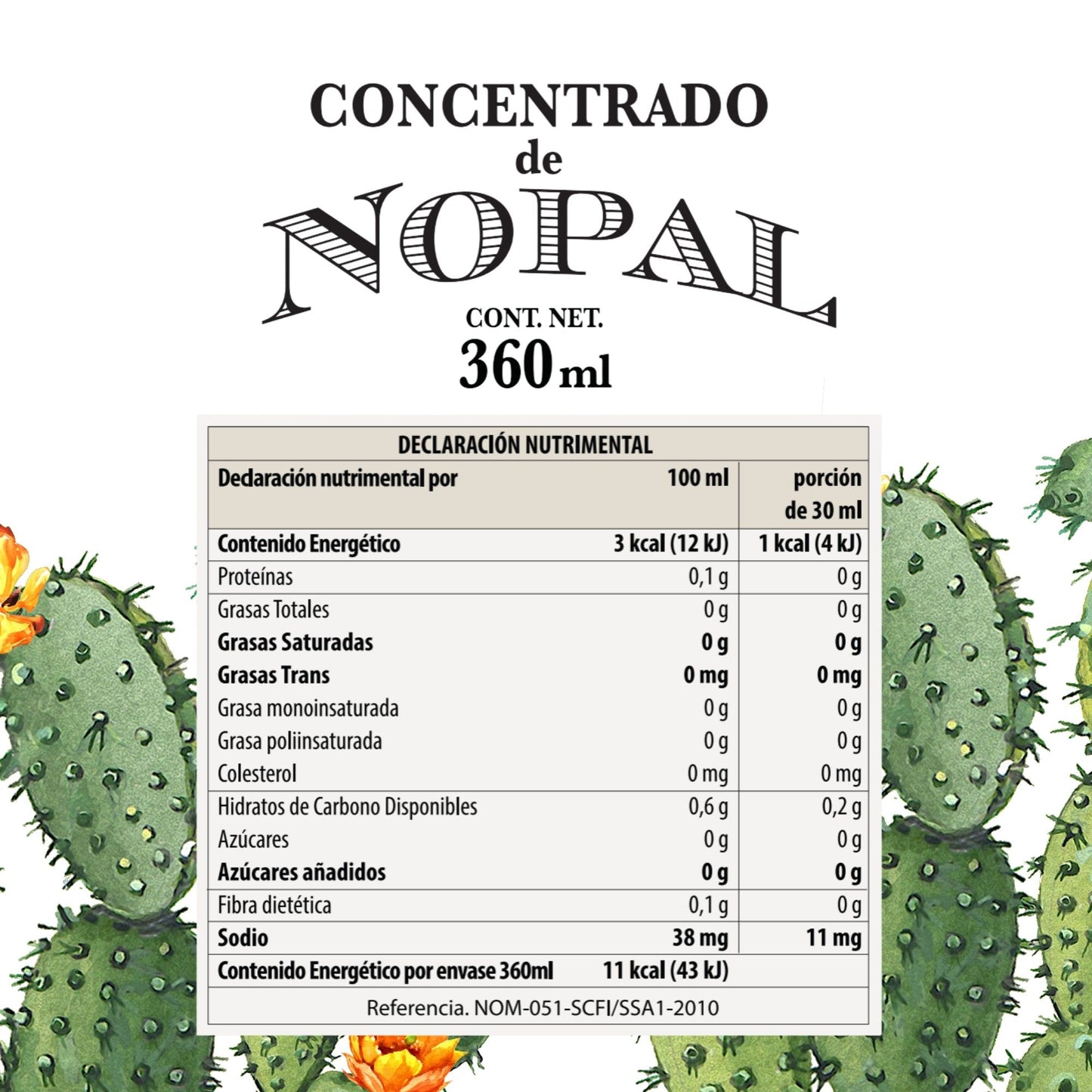 CONCENTRADO NATURAL DE NOPAL