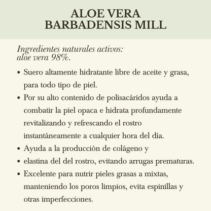 HIDROSUERO DE ALOE VERA ROSTRO Y CUELLO
