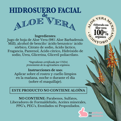 KIT BUEN FIN: Pulpa de aloe vera + Gel corporal + Hidrosuero facial