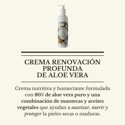 CREMA "RENOVACIÓN PROFUNDA" DE ALOE VERA