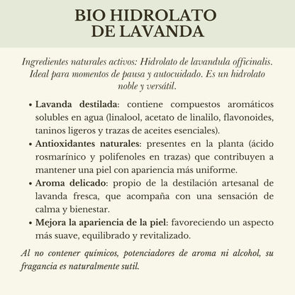 MINI HIDROLATO DE LAVANDA (100ml)
