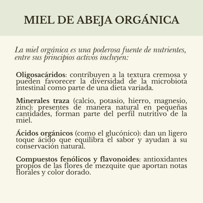 MIEL DE MEZQUITE ORGÁNICA