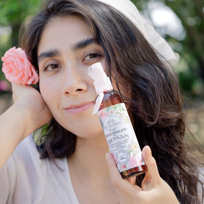 KIT 3 MINI HIDROLATOS: LAVANDA, ROSAS & GERANIO (100ml)