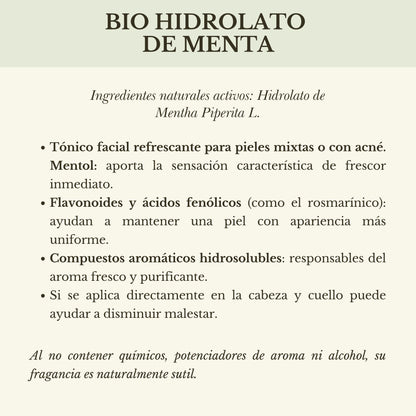 MINI HIDROLATO DE MENTA (100ml)