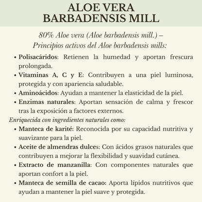 CREMA "PROTECCIÓN DIARIA" DE ALOE VERA