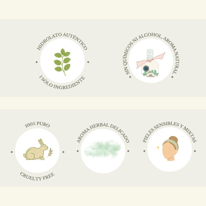 MINI HIDROLATO DE TORONJIL (100ml)