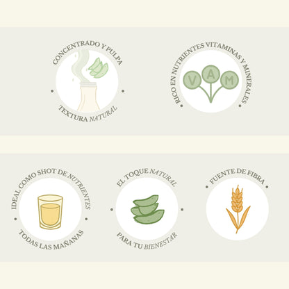 ALOE FUSIÓN: PULPA Y CONCENTRADO DE ALOE VERA