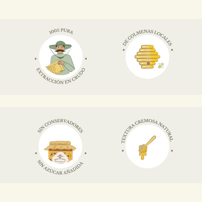 MIEL ORGÁNICA DE FLORACIÓN DE TEMPORADA