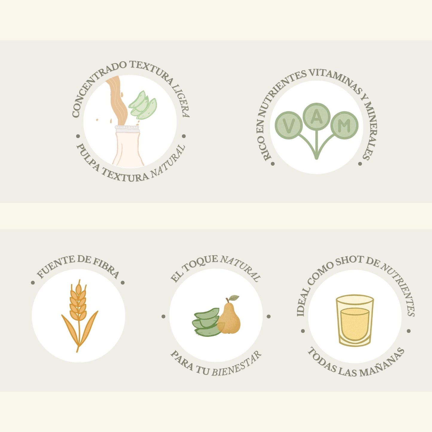 FUSIÓN: PULPA DE ALOE Y CONCENTRADO DE PERA