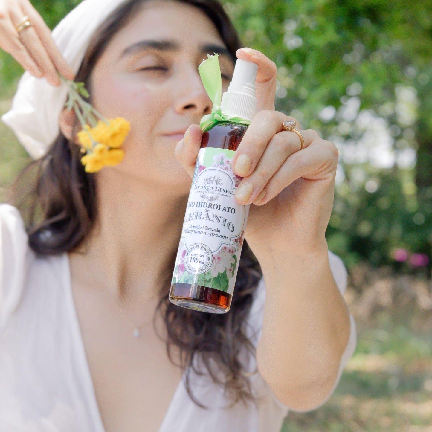 KIT 3 MINI HIDROLATOS: LAVANDA, ROSAS & GERANIO (100ml)