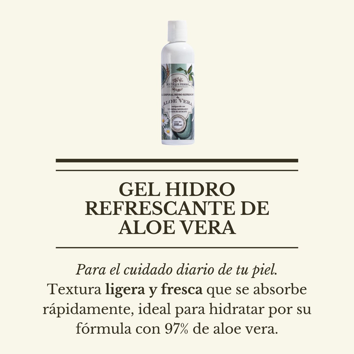 MINI GEL CORPORAL DE ALOE VERA (100ml)