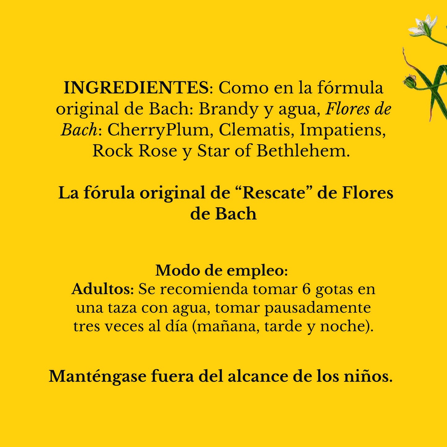 TINTURA RESCUE REMEDY