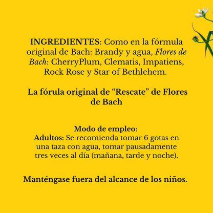 TINTURA RESCUE REMEDY