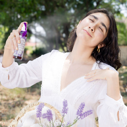 KIT 3 MINI HIDROLATOS: LAVANDA, ROSAS & GERANIO (100ml)