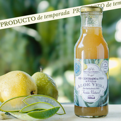 FUSIÓN: PULPA DE ALOE Y CONCENTRADO DE PERA