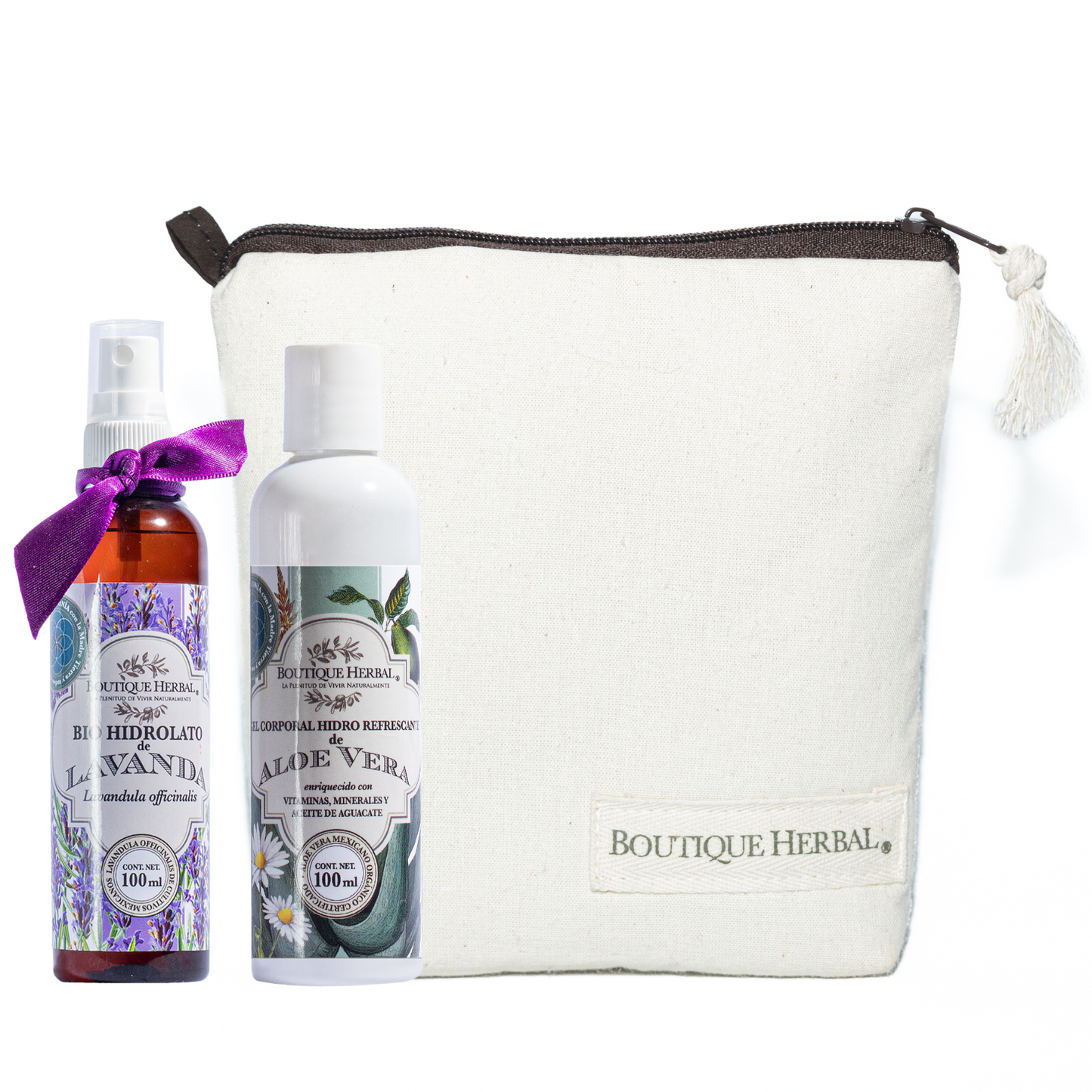 a. KIT DE REGALO NAVIDEÑO ALOE & LAVANDA